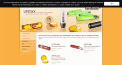 Desktop Screenshot of lipstixx.de